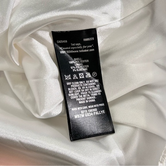 SOLD Ted Baker Oriental Blossom Tillye Burnout Flared Midi Skirt - Picture 8 of 10